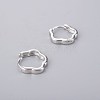 925 Sterling Silver Hoop Earrings EJEW-BB47140-A-2