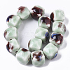 Handmade Porcelain Beads PORC-S498-09B-3