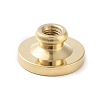 Golden Plated Brass Wax Sealing Stamp Head KK-K363-01G-03-3