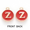 Golden Plated Enamel Alloy Charms ENAM-SZ0001-26C-Z-3