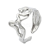 304 Stainless Steel Cuff Rings for Women RJEW-M019-38P-1