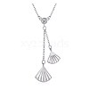 925 Sterling Silver Pendant Necklaces NJEW-BB34911-P-1