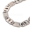 Tarnish Resistant 304 Stainless Steel Mariner Link Chain Bracelets BJEW-B078-54P-2