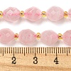 Natural Madagascar Rose Quartz Beads Strands G-N342-61-5