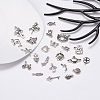 30Pcs 30 Styles Tibetan Style Alloy Pendants TIBEP-YW0001-29AS-5