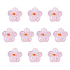 10Pcs Transparent Handmade Bumpy Lampwork Beads LAMP-TADJ0001-48E-2