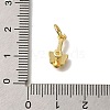 Rack Plating Brass Micro Pave Cubic Zirconia Ice Pick Pinch Bails KK-F883-15G-3