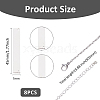 8Pcs 304 Stainless Steel Pendant Necklaces NJEW-FH0001-15P-2