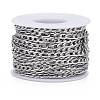 304 Stainless Steel Figaro Chains CHS-M001-04P-3