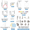 ARRICRAFT DIY Ocean Theme Earring Making Kit DIY-AR0003-30-2