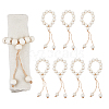 Wooden Beaded Napkin Rings AJEW-FH00002-1