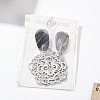 304 Stainless Steel Stud Earrings EJEW-Z089-32P-1