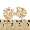 Brass Micro Pave Cubic Zirconia Pendants KK-S386-23G-03-3