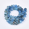 Natural Dragon Veins Agate Beads Strands G-S349-28B-2