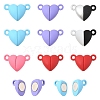 10 Sets Alloy Magnetic Clasps with Loops FIND-LP0004-76A-3