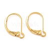 Brass Leverback Earring Findings KK-F828-03G-1