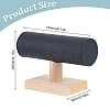 T-Shaped Bar PU Leather Bracelet Display Stands with Wooden Base AJEW-WH0471-127A-2