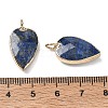 Dyed Natural Lapis Lazuli Pendants G-G012-13G-08-3