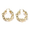 Brass Hoop Earrings EJEW-P264-A11-G-2