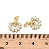 Rack Plating Brass Cubic Zirconia Pendants KK-K349-19G-3