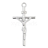 Cross Alloy Rhinestone Pendants FIND-U006-15P-01-1