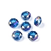 Transparent Glass European Beads GPDL-N005-D14mm-A12-1