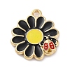 Alloy Enamel Pendants ENAM-Q001-06G-01-1