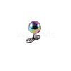 Stainless Steel Round Ball Dermal Anchor Base/Top for Women Men WGB1D88-53-1