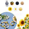 WEWAYSMILE 179Pcs 11 Styles 15mm Silicone Round Beads Making Kit JX490A-2