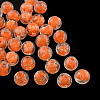 Handmade Luminous Lampwork Beads LAMP-R125-8mm-05-1