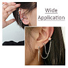 Kissitty 36Pcs 6 Style 304 Stainless Steel Cuff Earring Findings STAS-KS0001-18-25