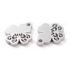 Non-Tarnish 304 Stainless Steel Charms STAS-Y002-13P-2