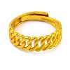 Brass Curb Chain Adjustable Rings for Women RJEW-G318-02B-G-2