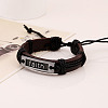 Adjustable Cowhide Cord Bracelets for Men BJEW-PW0001-02-4