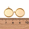 Brass Pendant Cabochon Settings KK-F898-20C-G-3