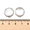 304 Stainless Steel Hoop Earrings EJEW-Z123-01B-P-5