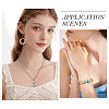 30Pcs 2 Colors Brass Rhinestone Spacer Beads RB-TA0001-29E-5