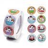 8 Patterns Paper Cartoon Sticker Rolls X-STIC-E001-16-1