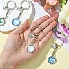 Alloy Glass Keychain KEYC-YW00068-01-5