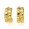 Ion Plating(IP) 304 Stainless Steel Heart Stud Earrings for Women EJEW-K244-07G-2