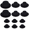 BENECREAT 12Pcs 3 Styles EVA Cloth Mini Hat Fascinator Base AJEW-BC0007-02-1