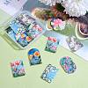 24Pcs 6 Style Acrylic Pendants FIND-SZ0003-04-5