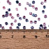Opaque Picasso Cylinder Glass Beads SEED-Q039-06A-07-4