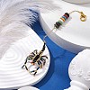 Scorpion Glass Seed Beads Pendant Decoration HJEW-MZ00121-4