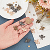  15 Sets 3 Colors Alloy Bag Decorative Clasps FIND-NB0003-45-3