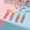 Chunky Acrylic Curb Chain Long Drop Earrings EJEW-JE04772-05-2