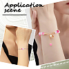 Rubberized Style Imitated Silicone Acrylic Beads MACR-PA0001-06A-01-5