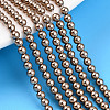 Baking Painted Pearlized Glass Pearl Bead Strands HY-N002-3mm-A06-1