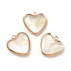 Brass Enamel Pendants KK-K252-10G-04-1