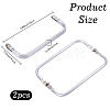 2Pcs Aluminum Bag Handle FIND-BBC0004-96C-2